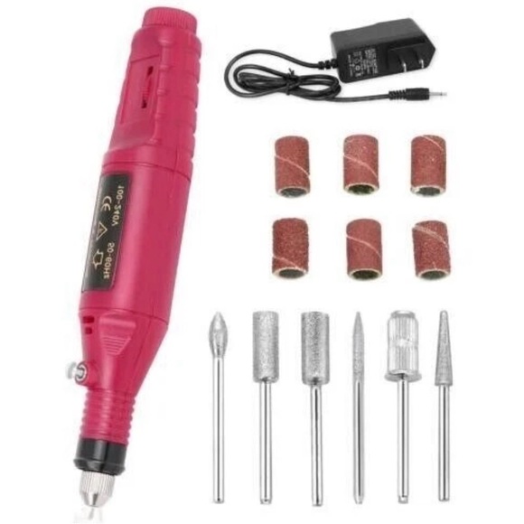 Dremel Nail Polish for File Gel Acrylic Grinder Buffer Tool Finger Drill Kit NEW - Picture 9 of 11